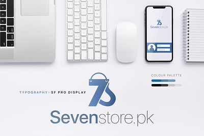 LOGO design for E-Commerce 2nd option brand design brand identity branding design graphic design logo logodesign logos logotype minimalism minimalist logo mockup mockups