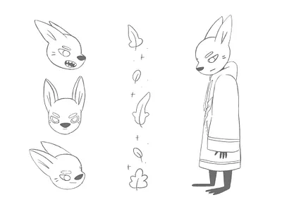 Fox Concept 2d cartoon cartoon character cartoon illustration character characterdesign cute fox illustration illustrator magical procreate