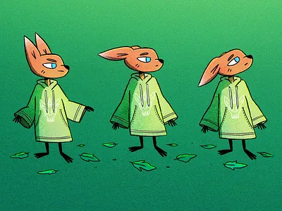 Fox Character concept 2d cartoon cartoon character cartoon illustration character characterdesign cute fox illustration illustrator procreate