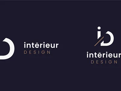 Logo Intérieur Design branding logo typography