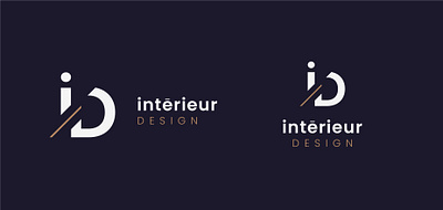 Logo Intérieur Design branding logo typography