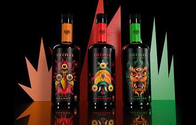 Branding Brava - Hot sauces black bottle black label bottle chili flame green hot hot sauce illustration desing jalapeno label design label illustration mexico orange packaging hot sauce packaging illustration packaging suace pepper red red hot chili peppers