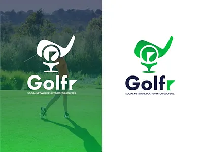 Golf Logo Design ( App logo) app logo best logo branding colourful logo creative design golf logo golf sports logo graphic design iconic logo logo logo mark logoconcept logomaker logotype logovector minimal logo modern logo r letter golf logo sports logo