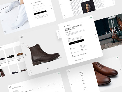 Merle Blanc desktop inner page product design ui uiux ux web webdesign