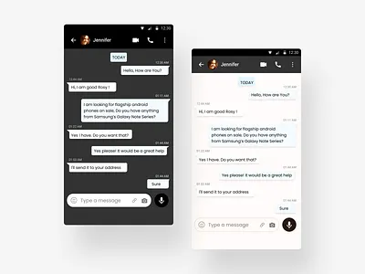 Direct Messaging app design icon minimal ui ux