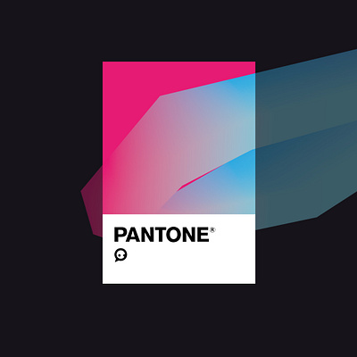 EL PANTONE branding gradients illustration logo minimal pantone2020 simple typography vector