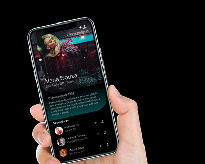 Daily UI - 06 android app dailyui dailyuichallenge design perfil profile profile page social media