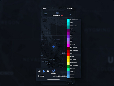 Hail No! Weather app app design hail hailno interface ios mobile app mobile app design mobile application mobile design mobile ui no ui ux weather weather app