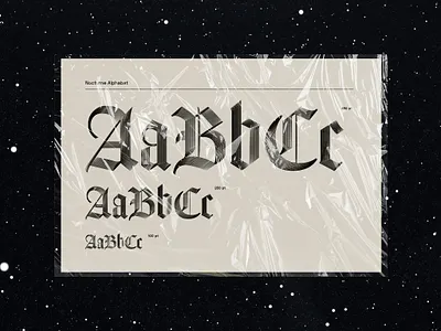 Nocturne Typeface la lune luna moon nocturne the moon type type design typeface typography