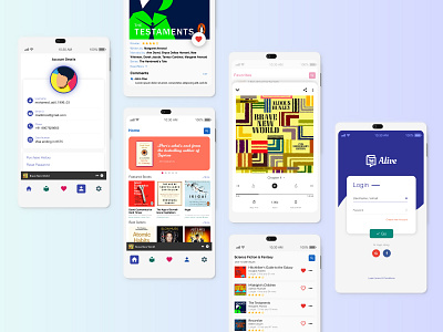 Alive Audio Book App Design Concept crazee adil graphic design illustration mohamed adil ui uidesign ux