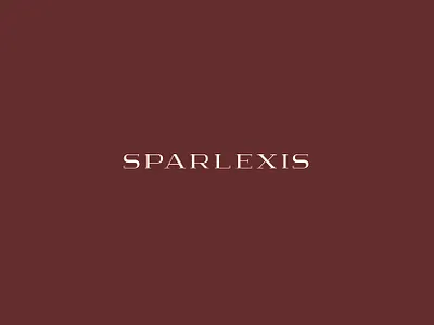 Sparlexis - Wordmark adobe ilustrator branding design fashion logo premium