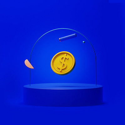 Money art blue cash coin comp composition money money app money management