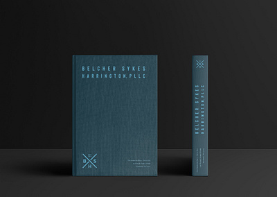 Belcher Sykes Harrington Brand attorney attorney law book brand branding branding agency design lawyer logo mockup nashville