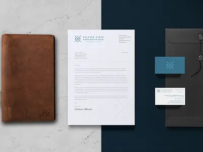Belcher Sykes Harrington Brand attorney brand branding branding agency design lawyer logo mockup nashville