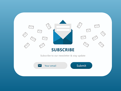 subscribe form app dailyui design ui web