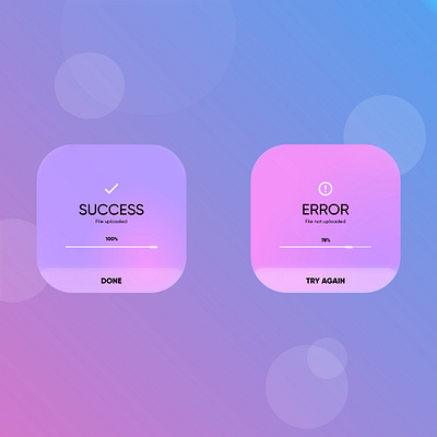 Flash Message cloud colors dailyui design download flash message free message messages progressbar ui upload