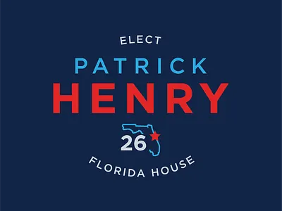 Patrick Henry 26 branding flat icon logo minimal typography ux vector