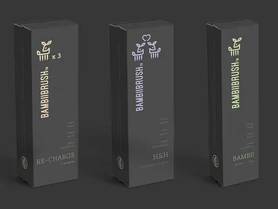 Bamboo brushes brand identity design branding eco healthy lifestyle lifestyle brand logo design logotype packaging