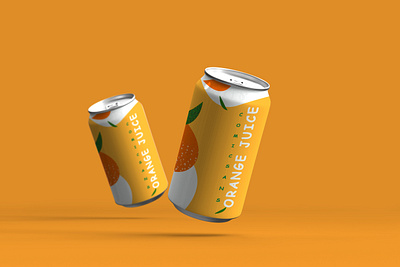 COMIC SANS ORANGE JUICE CAN advertising brand brand identity branding can comic sans design orange orange juice orangejuice packaging photoshop typography