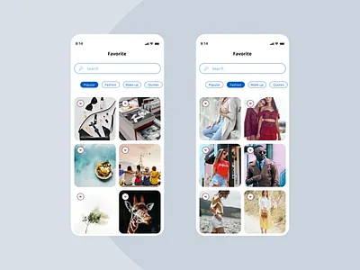 Daily UI 044 | Favorites daily 100 challenge daily ui dailyui design ui