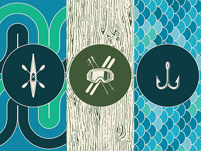 Outdoor Stories branding graphic graphic design outdoors pattern symbol vector