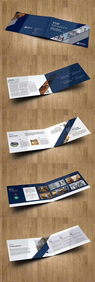 Landscape Brochure Design branding design