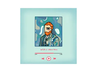 Vincent Van Gogh characterdesign design illustration music painting pink floyd procreate vincent van gogh