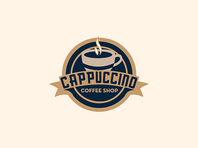 30DaysofLogos Challenge Day 3 - Coffee Shop 30daysoflogos branding cappuccino coffee design logo shop