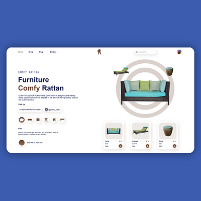 furniture web design agency website bootstrap concept design furniture ui uidesign uiuxdesign ux web design website