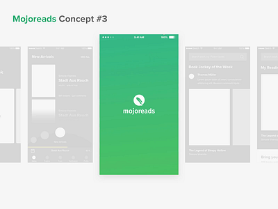 Mojoreads: Delightful Login Screen 🙈 after effect animation app concept design interaction ios principle ui ux