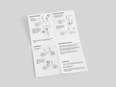 Firmstrong Balance Bicycle Assembly Instruction Design animation animations assembly assembly instructions bicycle bicycle app bike branding editorial design illustration instructions kids letter paper mechanic outlines paper print printing repair