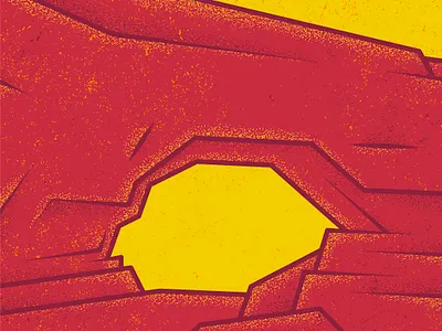 Window Arch arches national park desert design grunge illustration illustrator national parks texture vector