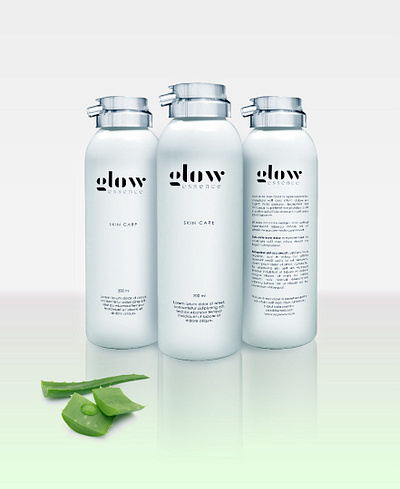 Glow Essential branding