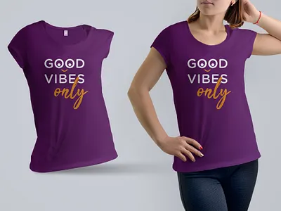GOOD VIBES only T-shirt Design. clean t shirt eye catching funny tshirt orange t shirt purple t shirt stylish t shirt t shirt design t shirt template trendy t shirt design