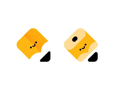 That Happy Pencil brand design branding character cute happy face illustration logo monogram negative space pencil that happy studio