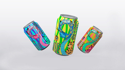 beer label design animals beer beer label branding colorful design designer illustration label packaging tropical vector