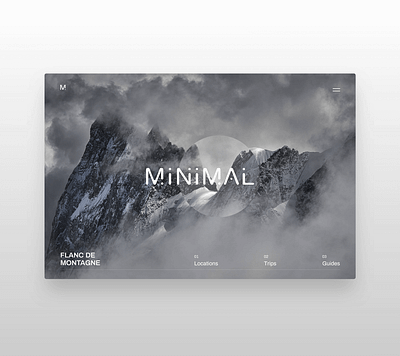 Minimal Landingpage Design Vol. 2 font landingpage minimal minimalism typography webdesign webdesigner website