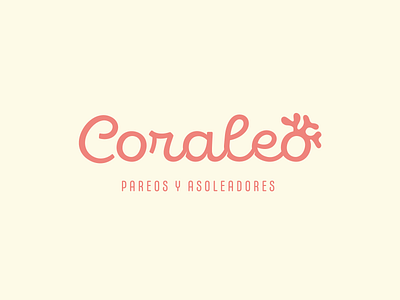 Coraleo Logo Design accesories beach branding coral identity logo logo design logotype sea vector visual identity