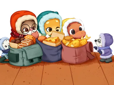 大家准备去找老鼠爷爷👴 branding children book illustration childrens illustration design illustration