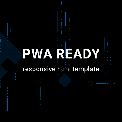 PWA ready responsive html template css3 html css html template html5 pwa ui ux ui design web performance web site webdesign