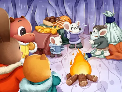 【本集完】裁缝要带走礼物，爷爷慌了 animal art animal illustration branding character design childrens illustration design illustration