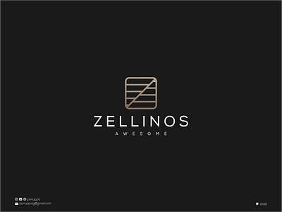 Zellionos brand design branding design illustration logo logodesign logomaker modern logo ui vector