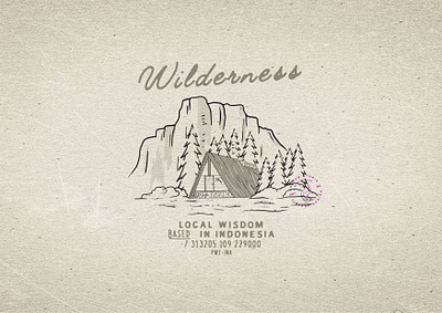 Wilderness apparel design design folkart illustration logo logodesign logotype vintage design vintage logo wilderness