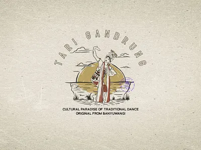 Traditional Dance apparel design design folkart illustration logo logodesign logotype vintage design vintage logo wilderness