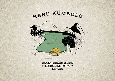 Ranu Kumbolo apparel design design folkart great outdoors illustration logo logodesign logotype vintage design vintage logo wanderlust wilderness