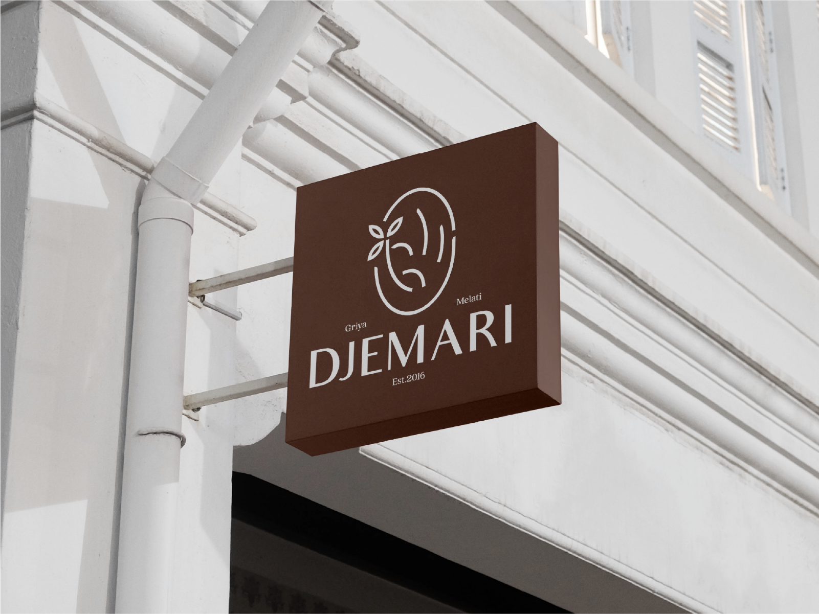 Djemari- Visual identity animation branding design flower graphic design grid hand illustration jasmine logo luxury massage nature print service spa typography ui