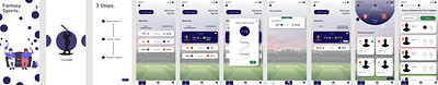 Fantasy sport app cricket cricket app football kabaddi mobile mobile app mobile app design mobile ui mockup modern sport sport app sports ui ui ux ui design uidesign uiux