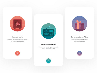 Onboarding Steps app illustration onboarding