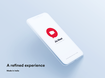 Jio Meet - Free HD Video Calling and Chat animation app clean design illustraion interaction interface ios jiomeet johnyvino madeinindia manoj bhadana splash screen ui ux ux ui ux design videocall videochat