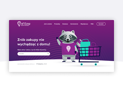 Trafiszop branding design figma illustration ui design uidesign webdesign website